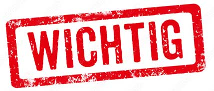 Wichtiger Hinweis für Kunden